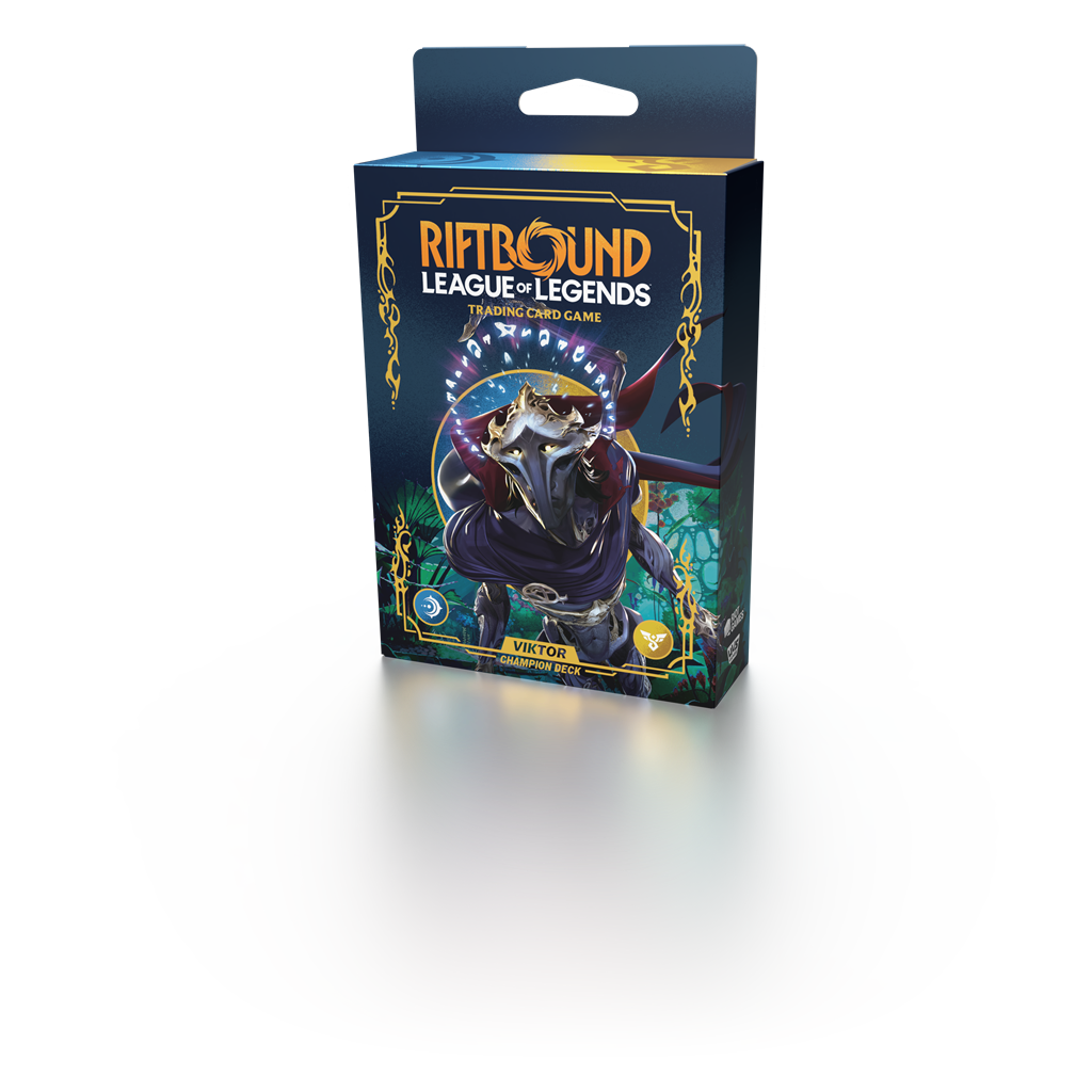 [Pré-Venda] Riftbound: League of Legends TCG - Set One: Origins Champion Deck - Viktor  (SELADO)